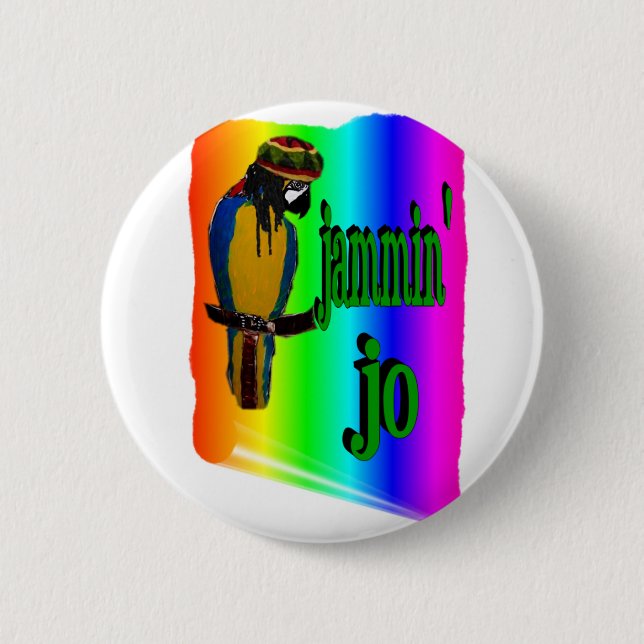 Badge Rond 5 Cm Jammin' Jo (Devant)