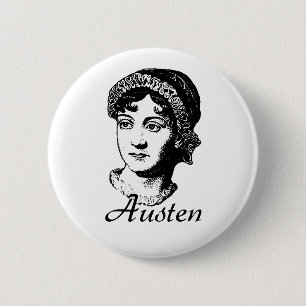 Badge Rond 5 Cm Jane Austen
