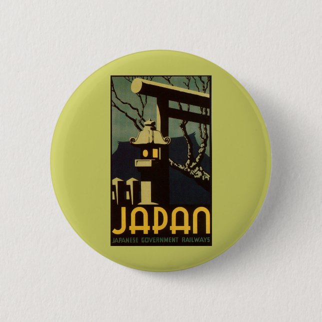 Badge Rond 5 Cm Japon (Devant)