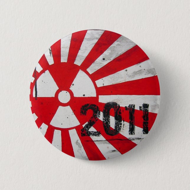 Badge Rond 5 Cm  Japon 2011 ...Mémoire (Devant)