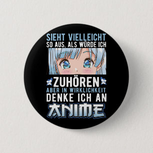 Badge Rond 5 Cm Japon Anime Mädchen Otaku