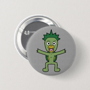 Badge Rond 5 Cm Japonais Yokai Gawappa