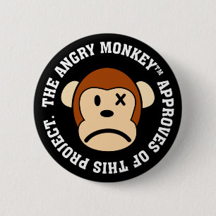 Badge Rond 5 Cm J'approuve le progrès de ce projet