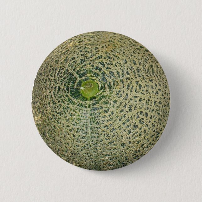 Badge Rond 5 Cm Jardin Cantaloupe frais (Devant)