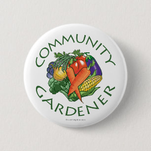 Badge Rond 5 Cm Jardin communautaire
