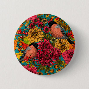 Badge Rond 5 Cm Jardin d'automne 3