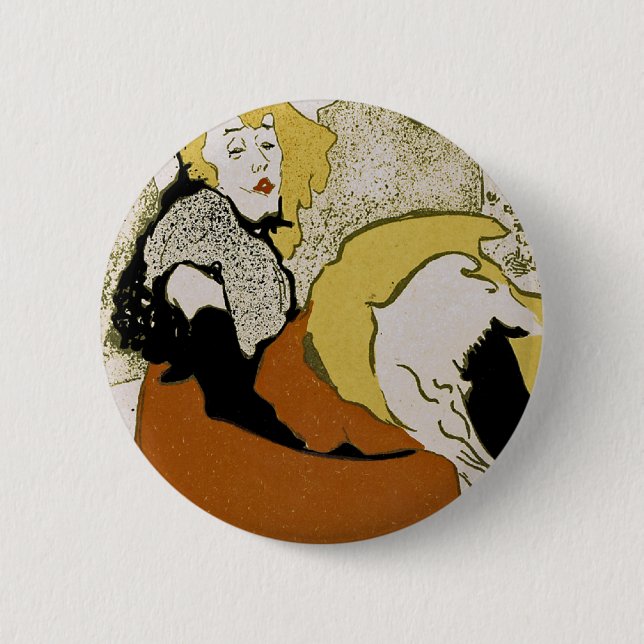 Badge Rond 5 Cm Jardin de Paris (Devant)
