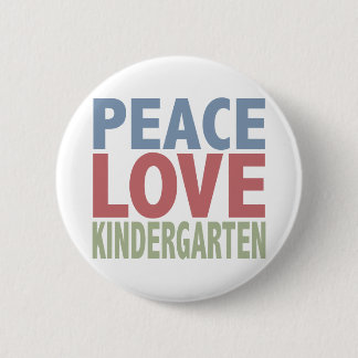 Badge Rond 5 Cm Jardin d'enfants d'amour de paix