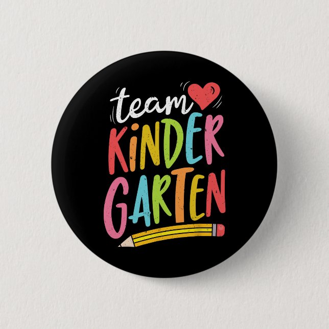 Badge Rond 5 Cm Jardin D'Enfants Professeur Étudiant S'Amuser Reto (Devant)