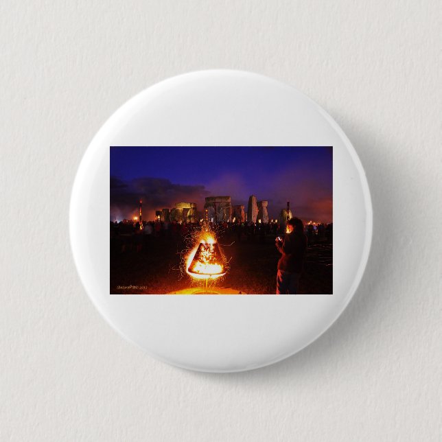 Badge Rond 5 Cm Jardin des incendies (Devant)