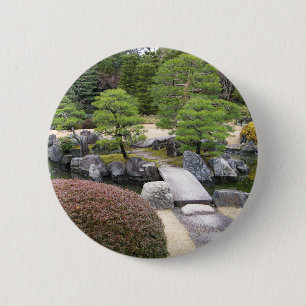 Badge Rond 5 Cm Jardin japonais 日 本 庭 園