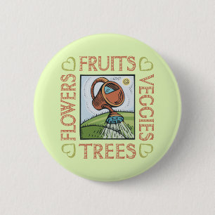 Badge Rond 5 Cm Jardinage