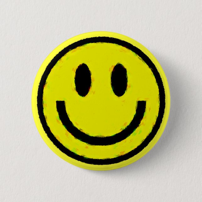 BADGE ROND 5 CM JAUNE (Devant)