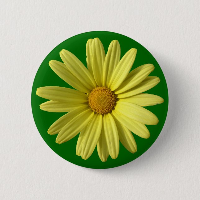 Badge Rond 5 Cm Jaune (Devant)