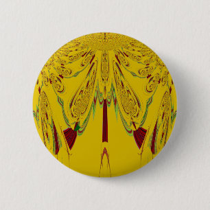 Badge Rond 5 Cm jaune