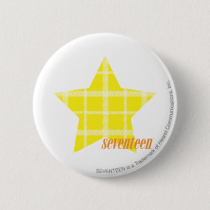 Badge Rond 5 Cm Jaune 4 de plaid