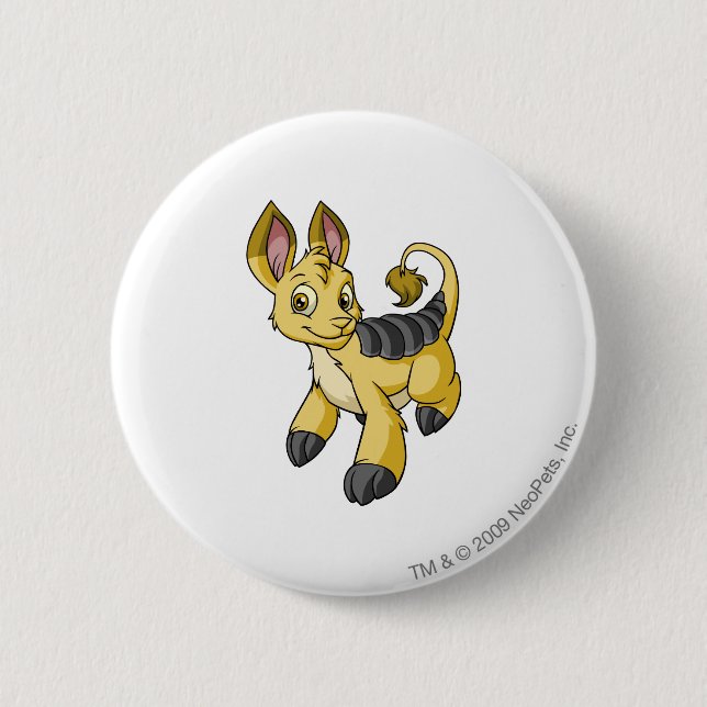 Badge Rond 5 Cm Jaune de Bori (Devant)
