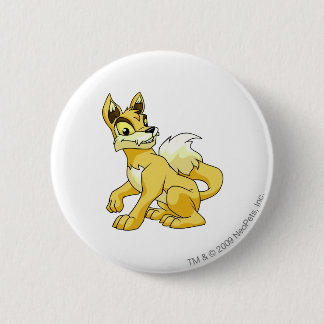 Badge Rond 5 Cm Jaune de Lupe