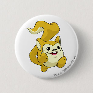 Badge Rond 5 Cm Jaune de Meerca