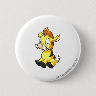 Badge Rond 5 Cm Jaune de Moehog