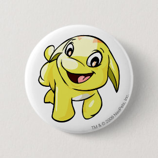 Badge Rond 5 Cm Jaune de Poogle