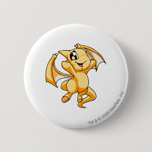Badge Rond 5 Cm Jaune de Shoyru
