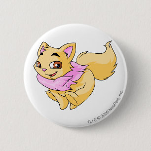 Badge Rond 5 Cm Jaune de Wocky