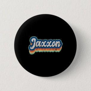Badge Rond 5 Cm Jaxxon Prénom Garçon Style Vintage les années 70 8