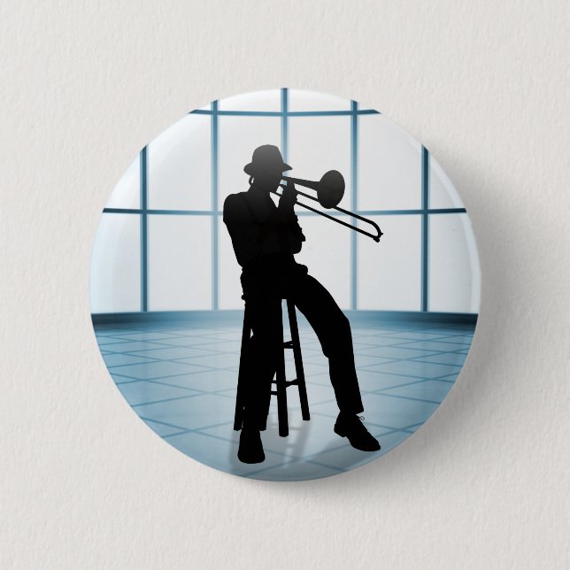 Badge Rond 5 Cm Jazz frais 1 (Devant)