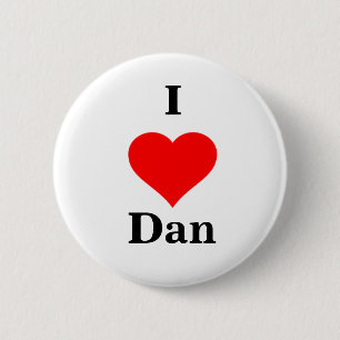 Badge Rond 5 Cm J'Coeur Dan Button