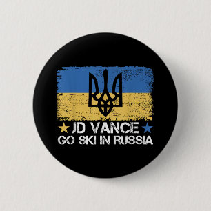 Badge Rond 5 Cm Jd Vance Go Ski En Russie Dit Drôle _ Trump 2