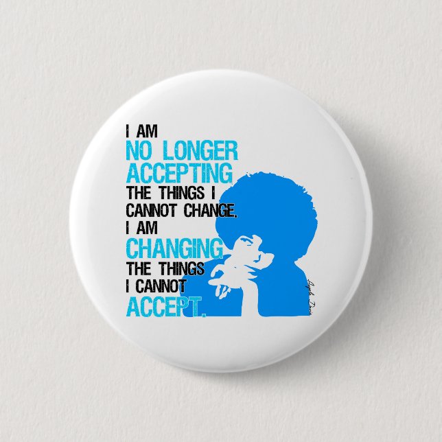 Badge Rond 5 Cm Je change le bouton rond de choses (Devant)