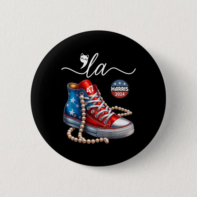 Badge Rond 5 Cm Je Comprends L'Ignment Comma La Cute Chaussures 20 (Devant)