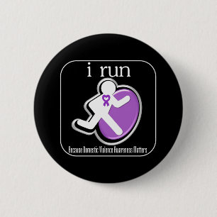 Badge Rond 5 Cm je cours puisque la conscience de violence