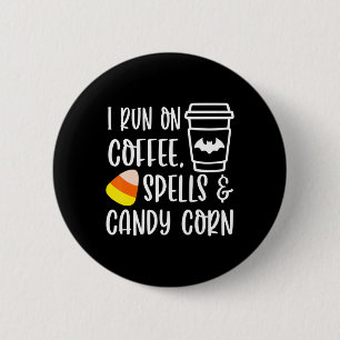 Badge Rond 5 Cm Je cours sur les épices de café et de bonbons de m