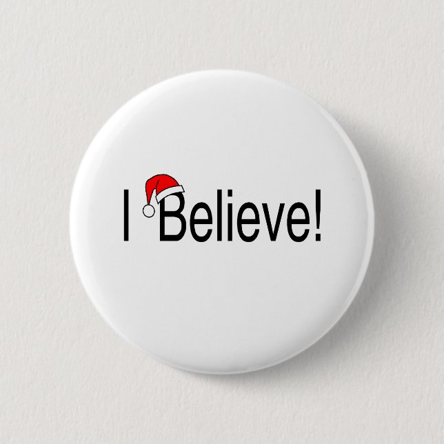 Badge Rond 5 Cm Je crois (Devant)