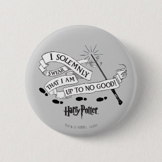 Badge Rond 5 Cm Je jure solennellement que je n'ai pas de mauvaise