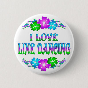 BADGE ROND 5 CM JE LIGNE D'AMOUR DANSE