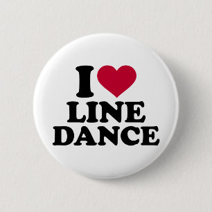 Badge Rond 5 Cm Je ligne danse d'amour