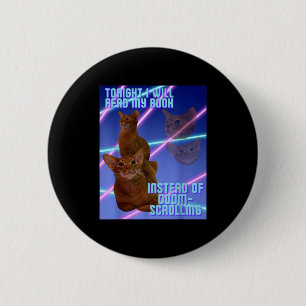 Badge Rond 5 Cm Je lirai mon livre au lieu de faire défiler les ma