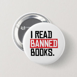 Badge Rond 5 Cm Je lis des livres interdits
