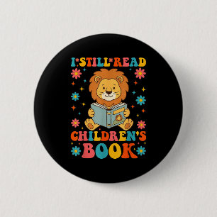 Badge Rond 5 Cm Je lis des livres pour enfants humour lecture grap