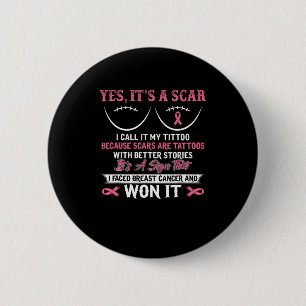 Badge Rond 5 Cm Je lutte contre le cancer du sein N remporte les p