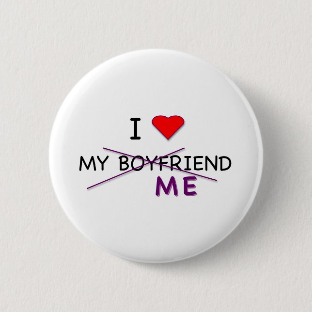BADGE ROND 5 CM JE M'AIME (Devant)