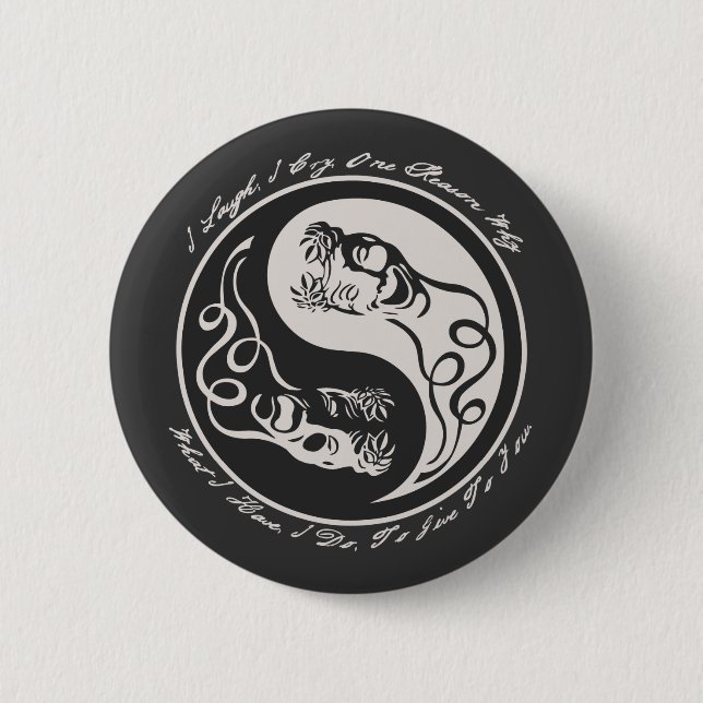 Badge Rond 5 Cm Je me ris pleure (Devant)