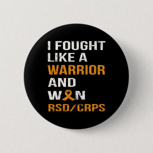 Badge Rond 5 Cm Je Me Suis Battu Comme Un Guerrier Et J'Ai Gagné R