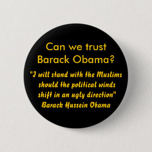 Badge Rond 5 Cm "Je me tiendrai avec les musulmans si le polit…