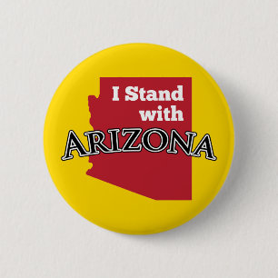 Badge Rond 5 Cm Je me tiens avec l'Arizona