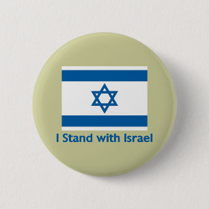 Badge Rond 5 Cm Je me tiens avec les cadeaux et Tee - shirts isra