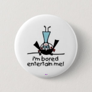 Badge Rond 5 Cm Je m'ennuie